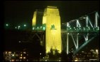 Harbour Bridge Pylons at night